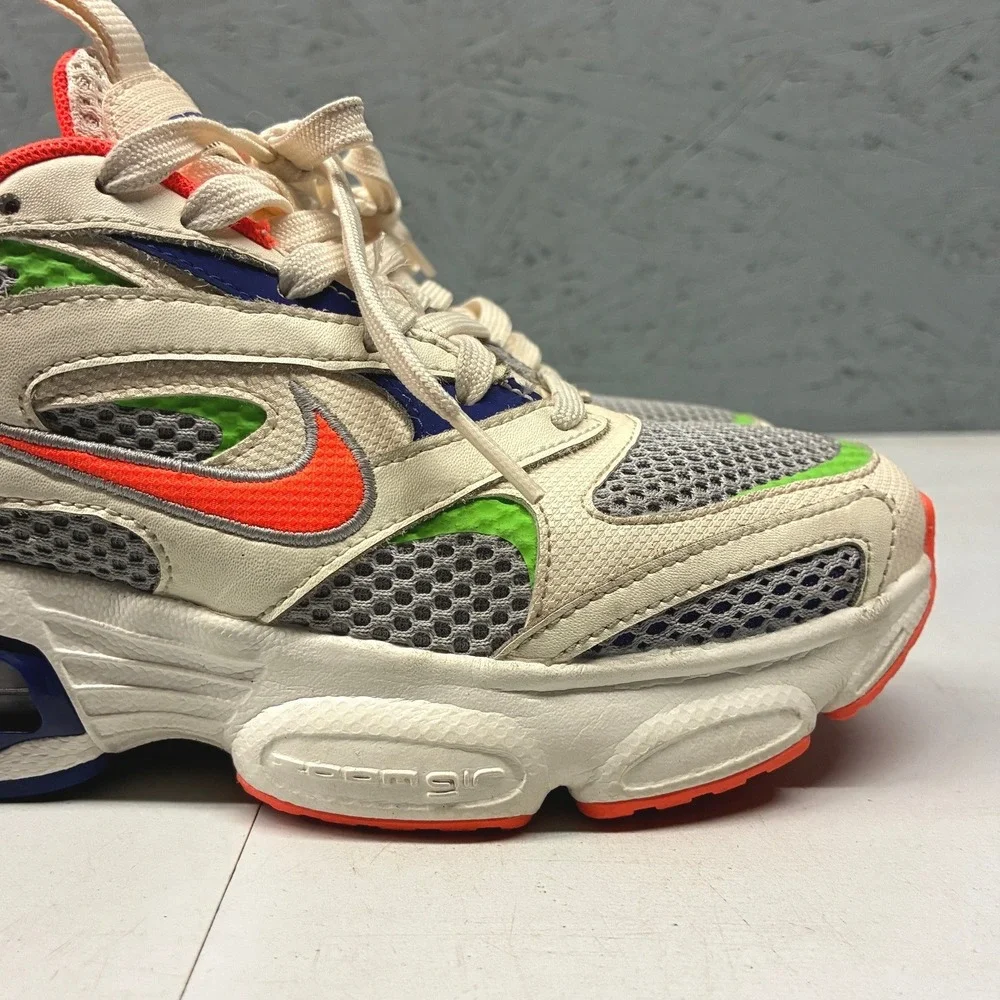 Nike Zoom Air Fire Chunky Running Sneakers Womens 7 White Multicolor Y2K Retro